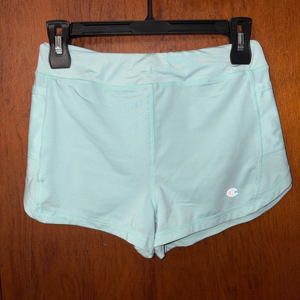 Champion Blue Athletic Shorts with Elastic Waistband
